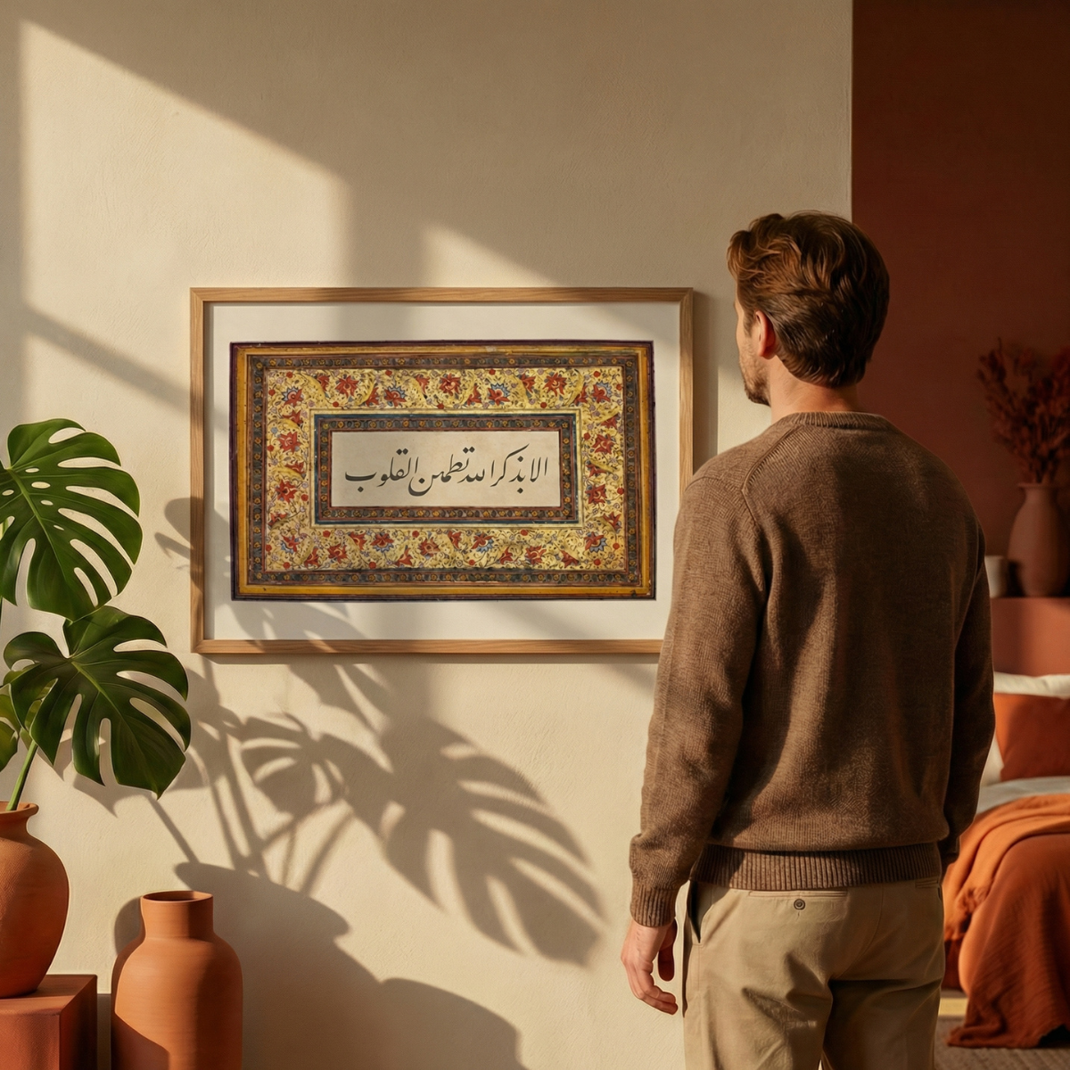 "Kalpte Huzur" Poster Tablo