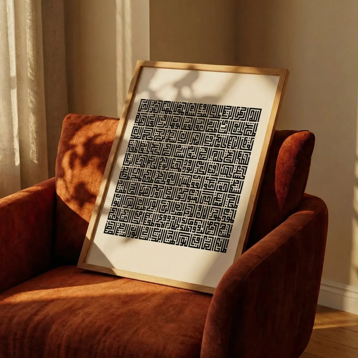 "Esma-ül Hüsna" Kufi Poster Tablo