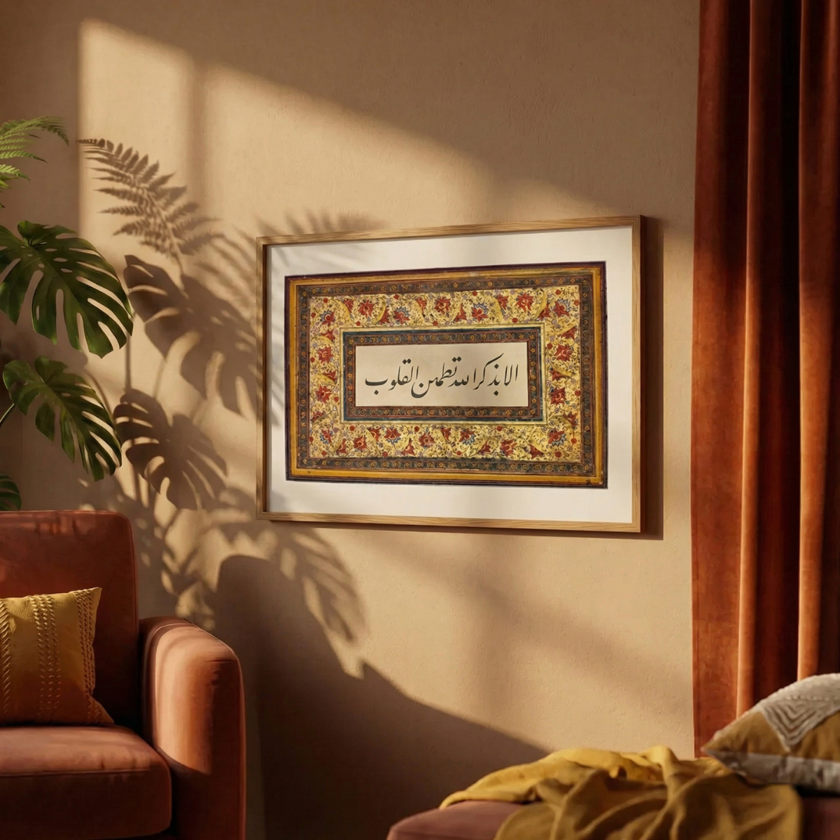 "Kalpte Huzur" Poster Tablo