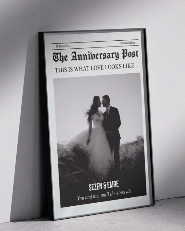 Aşk Gazetesi Poster Tablo