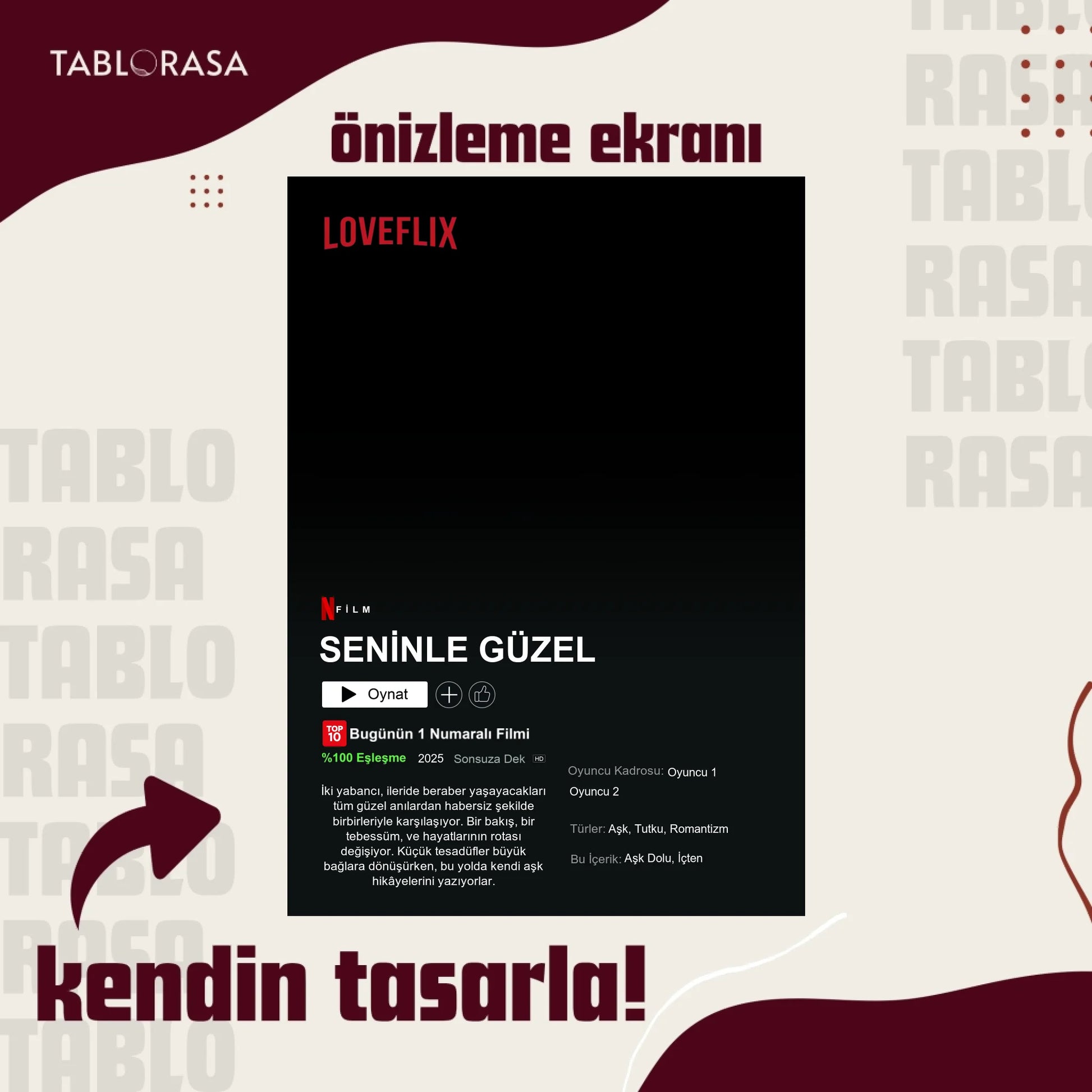 kendin tasarla