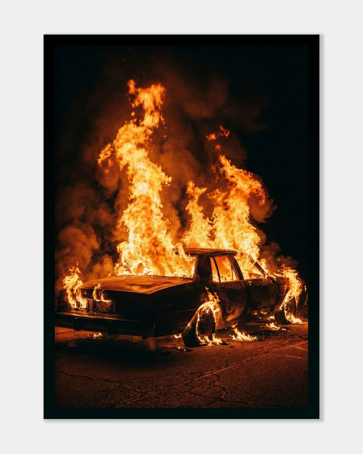 Fire And The Car