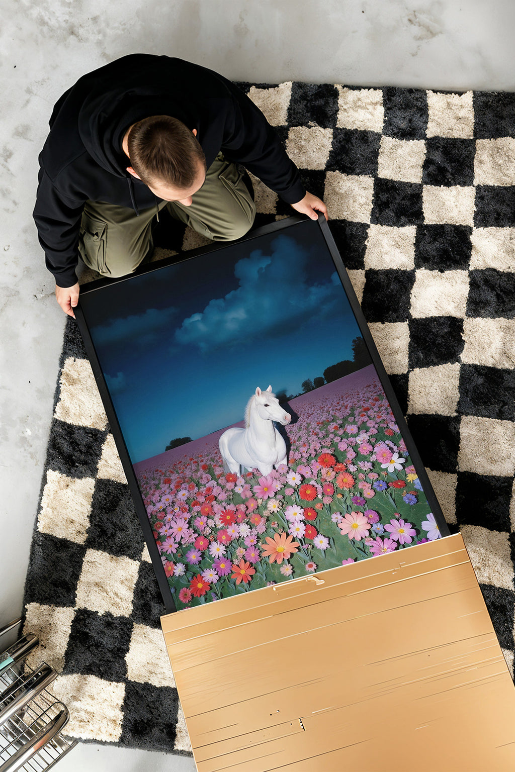 Floral Horse