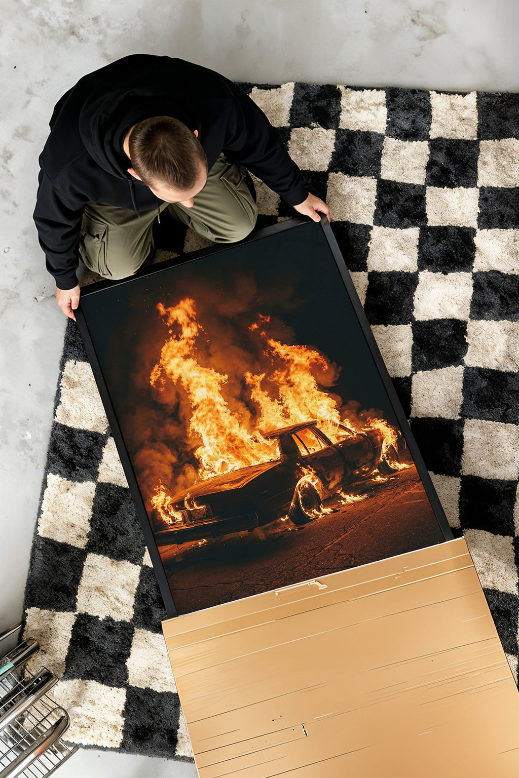 Fire And The Car