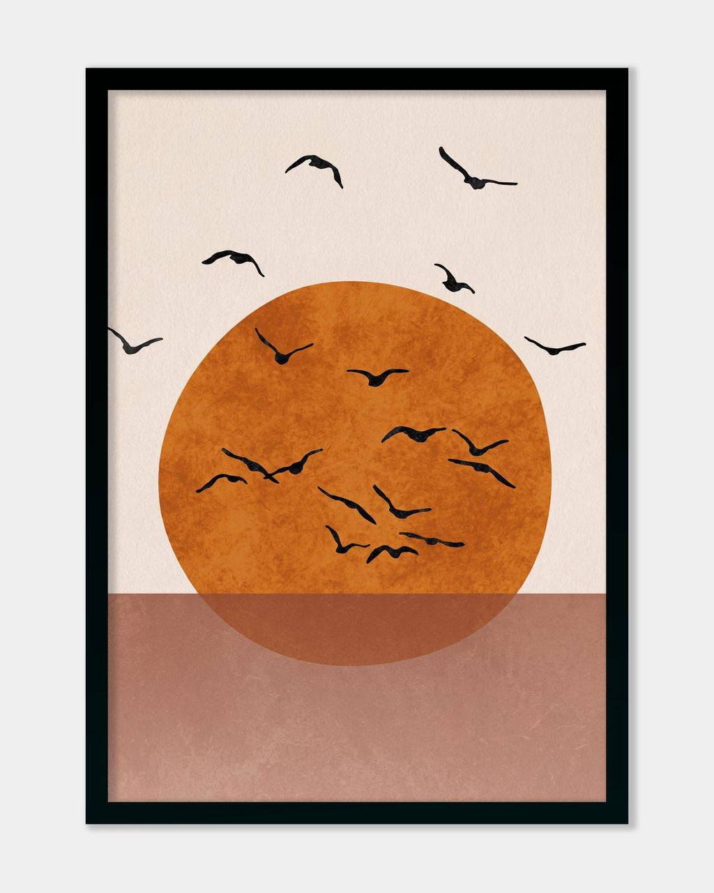 Sunset & Birds