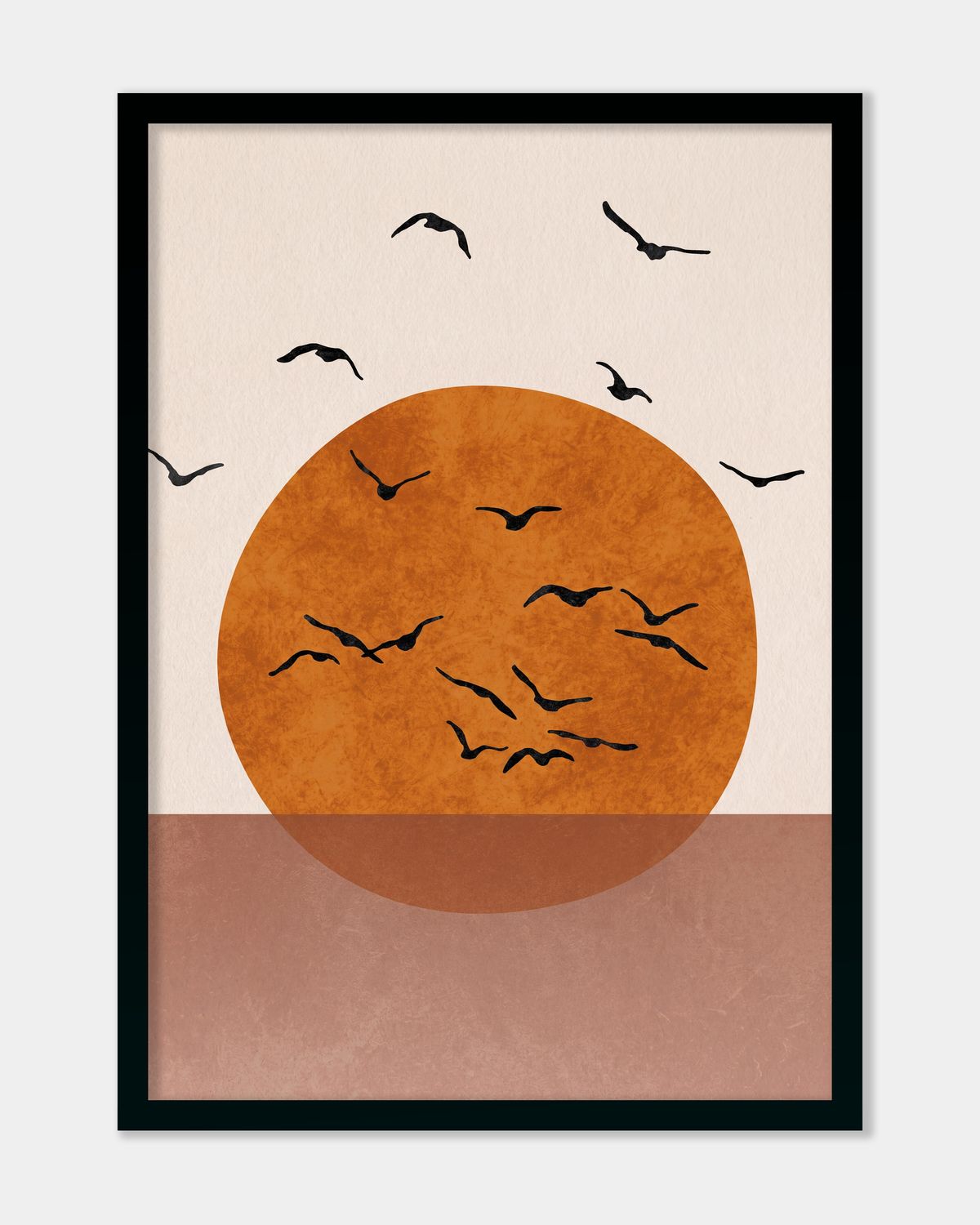 Sunset & Birds