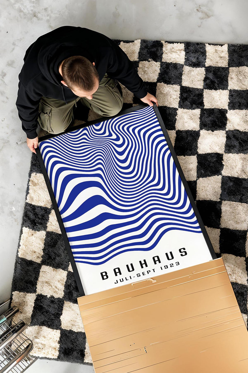 Blue Zigzag