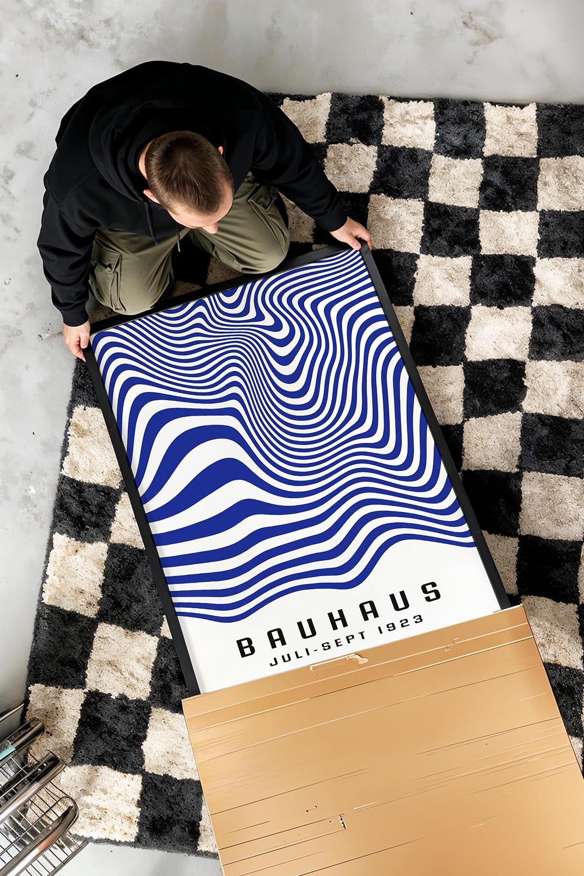 Blue Zigzag