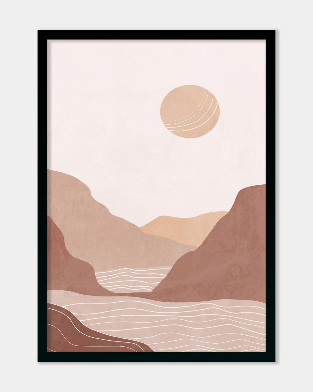 Sun Over Mountains