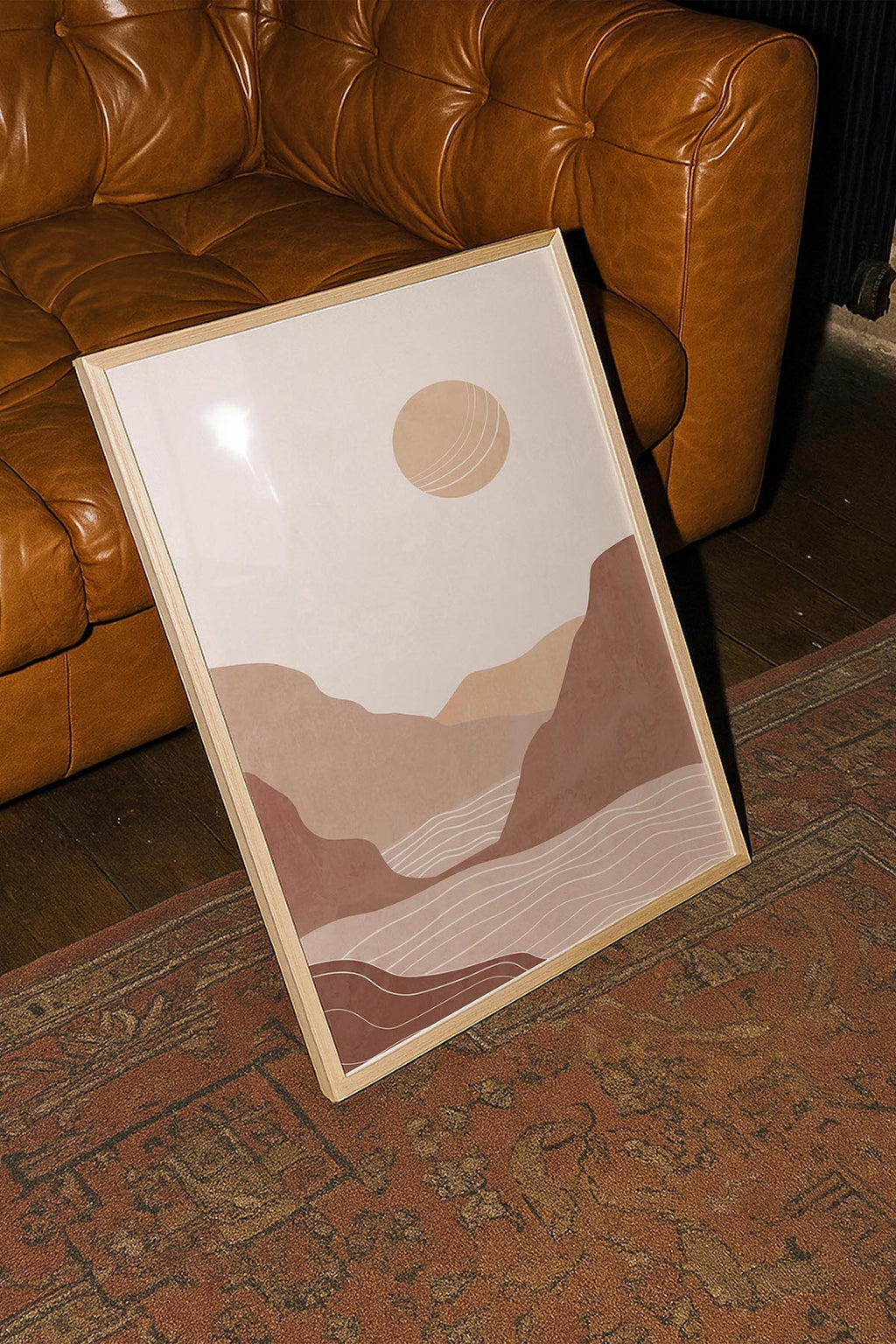 Sun Over Mountains